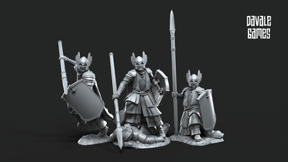 set of 3 guards of the grey tree