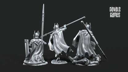set of 3 guards of the grey tree