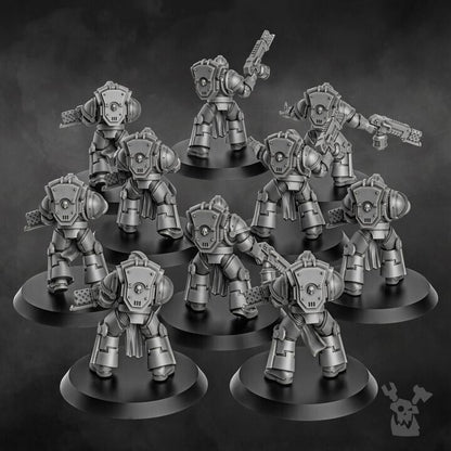 Set of 10 Space Knights Ignitium