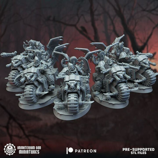 Set of 5 Bat Riders
