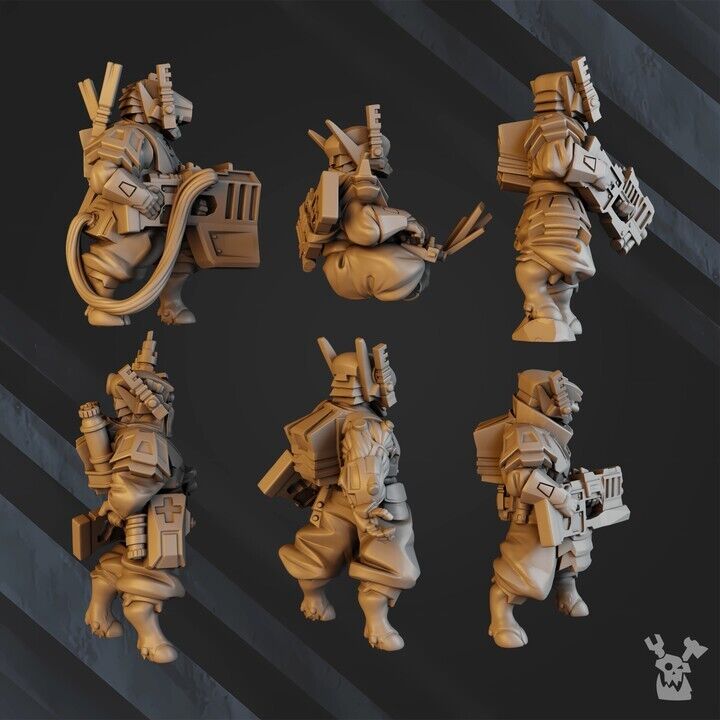 Set of 6 Midnight Sun Operations Team