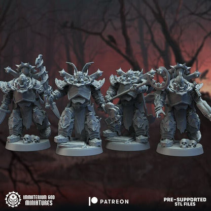 Set of 4 Bloody Claws